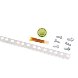barra vertical para tierra física, de 2m de largo, para montaje en rack