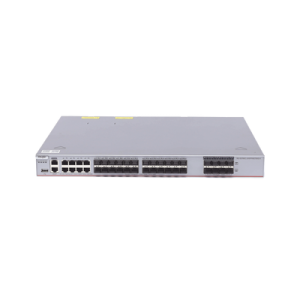 switch core administrable capa 3 con 8 puertos gigabit, 24 sfp y 8 sfp+ combo para fibra 10gb, gestión gratuita desde la nube.