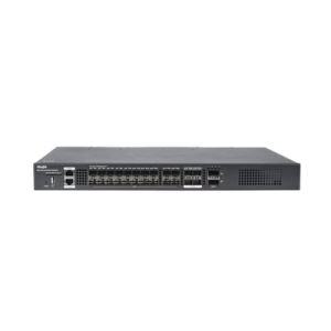 switch distribución de fibra hasta 23 tbps de capacidad, 20 puertos sfp+ 10g, 4 puertos sfp28 25g y 2 puertos qsfp+ 40g