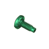 tornillo de unión a tierra, #12 24 x 1/2, color verde, bolsa de 100 piezas