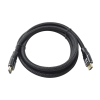 cable hdmi ultra resistente redondo de 1.8m ( 5.9 ft ) optimizado para resolución 4k ultra hd