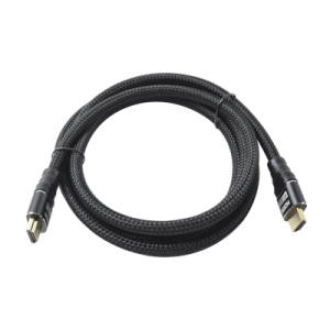cable hdmi ultra resistente redondo de 1.8m ( 5.9 ft ) optimizado para resolución 4k ultra hd