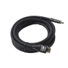 cable hdmi ultra resistente redondo de 3m ( 9.8 ft ) optimizado para resolución 4k ultra hd