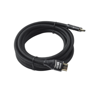 cable hdmi ultra resistente redondo de 3m ( 9.8 ft ) optimizado para resolución 4k ultra hd