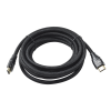 cable hdmi ultra resistente redondo de 5m (16.4 ft) optimizado para resolución 4k ultra hd