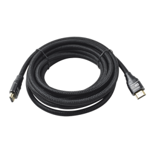 cable hdmi ultra resistente redondo de 5m (16.4 ft) optimizado para resolución 4k ultra hd