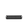 placa adaptadora quick pack, ciega, color negro