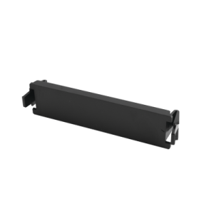placa adaptadora quick pack, ciega, color negro