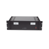 fuente de poder 13.8vcc, 35a, lineal regulada con circuito cargador de baterías, para instalación en rack