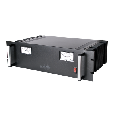 fuente de poder 13.8vcc, 50a, lineal regulada con circuito cargador de baterías, medidores, para instalación en rack fuente de poder 13.8vcc, 50a, lineal regulada con circuito cargador de baterías, medidores, para instalación en rack