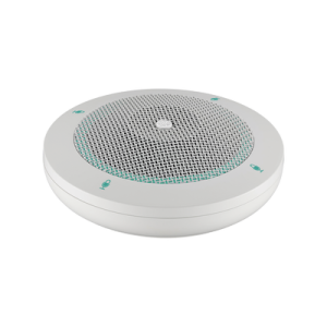 micrófono de mesa para conferencia | poe | conexión ip dante | 6 patrones de directividad | para sistema de conferencia adecia | color blanco