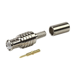 conector mcx macho de anillo plegable para rg 174, rg 316/u níquel/ oro/ teflón.