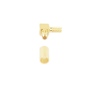 conector mmcx macho en a/r de anillo plegable para rg 174/u, belden 8216, oro/ oro/ teflón.