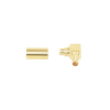 conector mmcx macho en a/r de anillo plegable para rg 174/u, belden 8216, oro/ oro/ teflón.