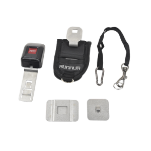 soporte de seguridad en cinturón para tablets universales.