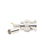 conector bnc macho inverso, de anillo plegable para cables rg 58/u, rg 142/u.