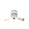 conector bnc macho inverso, de anillo plegable para cables rg 58/u, rg 142/u.