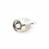 conector tnc macho inverso de anillo plegable para cable rg 142/u, níquel/ oro/ teflón.