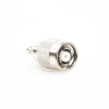 conector tnc macho inverso de anillo plegable para cable rg 142/u, níquel/ oro/ teflón.