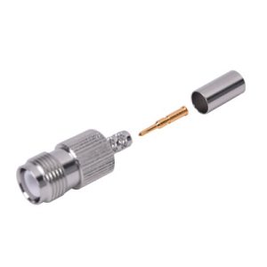 conector tnc hembra inverso para cable rg 142/u.