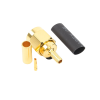 conector sma macho inverso de anillo plegable para instalar en cables rg 174/u y rg 316/u.