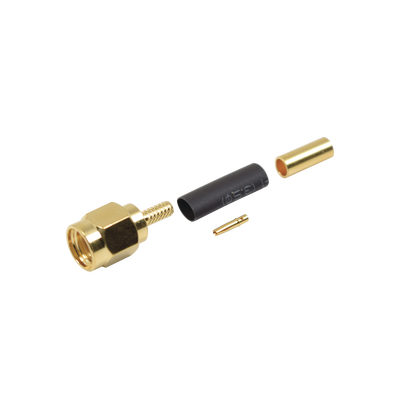 conector sma macho inverso de anillo plegable para instalar en cables rg 174/u y rg 316/u. conector sma macho inverso de anillo plegable para instalar en cables rg 174/u y rg 316/u.