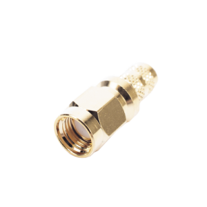 conector sma macho inverso de anillo plegable para cables 9258, rg 8/x, lmr 240, oro/oro/teflón.
