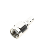 conector sma macho inverso, de anillo plegable para rg 58/u, niquel /oro /teflón.