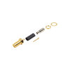conector sma hembra inverso / chasis en d plano, anillo plegable / cable rg 316 .