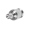adaptador en línea, de conector sma macho inverso a n hembra, níquel/ oro/ teflón.
