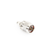 adaptador en línea, de conector sma macho inverso a n macho, níquel/ oro/ teflón.
