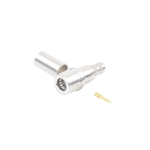 conector qma (quick mate) macho, anillo plegable para rg 8/x, lmr 240, bronce blanco/oro/teflón.