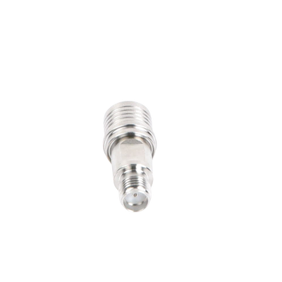 adaptador en línea de bajo pim, de conector qma (quick mate) macho a sma hembra, bronce blanco/ oro/ teflón. adaptador en línea de bajo pim, de conector qma (quick mate) macho a sma hembra, bronce blanco/ oro/ teflón.