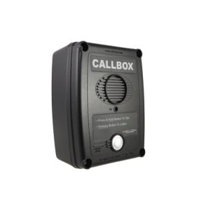 callbox, intercomunicador inalámbrico vía radio vhf 150 165mhz, serie q1 en color negro