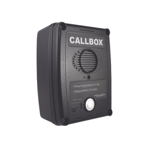 callbox, intercomunicador inalámbrico vía radio vhf 150 165mhz, serie q7 en color negro