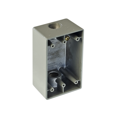 caja condulet fs de 3/4" (19.05 mm) con dos bocas a prueba de intemperie. caja condulet fs de 3/4" (19.05 mm) con dos bocas a prueba de intemperie.