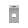 caja condulet fs de 1" (25.4 mm ) con tres bocas una arriba y una atrás a prueba de intemperie.