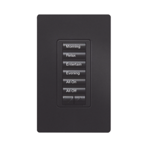 teclado hibrido seetouch, 6 botones, 2 botones subir/bajar, intensidad 120v/450w, color blanco.
