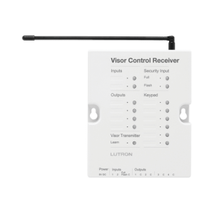 (radoira2) receptor de control para puertas de garage, regulador de iluminación. 120v, 4 salidas de relay y 2 entradas. complementar con rrmain de radiora2 lutron.