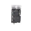 (radiora3) apagador sunnata color blanco mate para linea radio ra3, 8a de iluminación, 5.8a motor