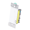 (radiora3) apagador sunnata color blanco para linea, 8a de iluminación, 5.8a motor