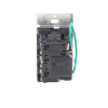 (radiora3) apagador sunnata color blanco para linea, 8a de iluminación, 5.8a motor
