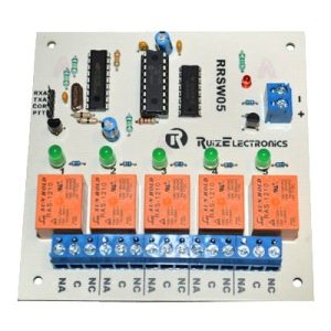 tarjeta decodificadora para radio switch 5 zonas con dtmf.