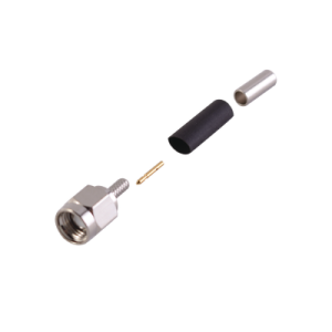 conector sma macho de anillo plegable para cable rg 174/u, belden 8216,
