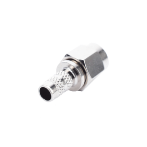 conector sma macho de anillo plegable para cable rg 142/u.