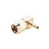 conector sma macho en Ángulo recto para rg 174/u, grupo b, oro/ oro/ teflón.