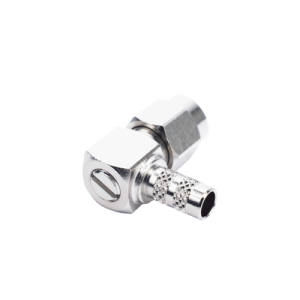 conector sma macho en a/r de anillo plegable para cable rg 142/u.