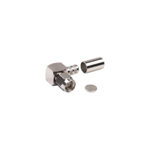 conector sma macho en a/r de anillo pegable para cable rg 8/x, lmr 240, 9258, niquel/oro/teflón.