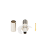 conector sma hembra de anillo plegable para cable rg 58/u, niquel/ oro / teflón.