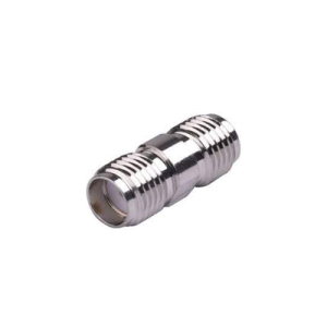 adaptador en línea tipo barril, de conector sma hembra a sma hembra, níquel/ oro/ teflón.